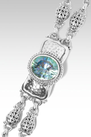 Let Us Sing a New Song Bracelet™ in Green Reflections™ Mystic Quartz - Single Stone - SARDA™