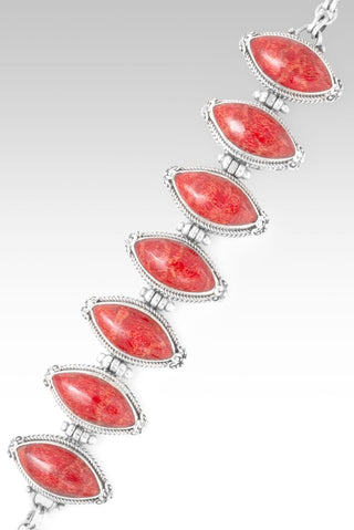 Let Your Dreams Blossom Bracelet II™ in Red Sponge Coral - Multi Stone - only found at SARDA™