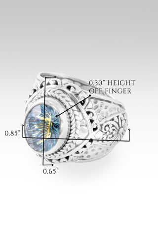 Life's Wonder Ring™ in Cockatoo Daze™ Mystic Quartz - Dinner - only found at SARDA™