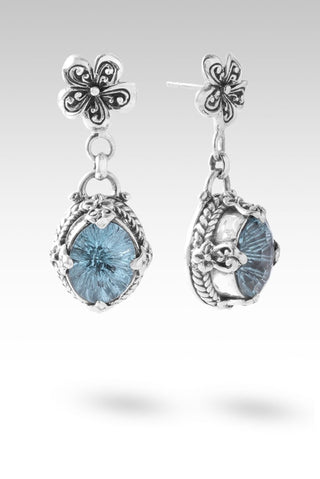 Lift Me Higher Earrings™ in Arctic Blue Topaz - Stud Dangle - only found at SARDA™