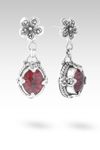 Lift Me Higher Earrings™ in Berrylicious™ Mystic Quartz - Stud Dangle - only found at SARDA™