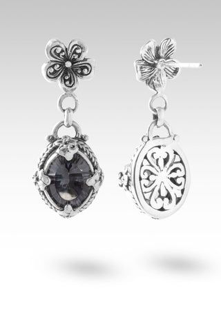 Lift Me Higher Earrings™ in Heather Grey™ Mystic Quartz - Stud Dangle - only found at SARDA™