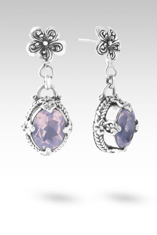 Lift Me Higher Earrings™ in Lavender Moon Quartz - Stud Dangle - only found at SARDA™