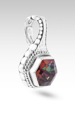 Light in the Storm Pendant™ in CounterIntuitive™ Mystic Quartz - Magnetic Enhancer Bail - only found at SARDA™