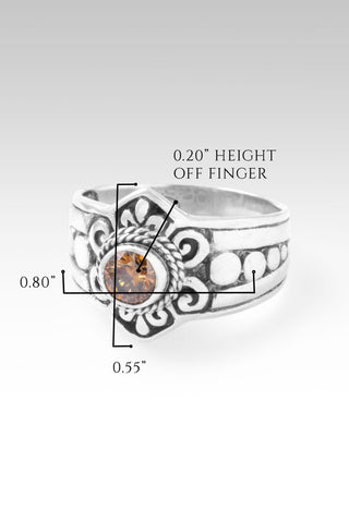 Light of Life Ring™ in Chocolate Mystic Moissanite - Dinner - only found at SARDA™