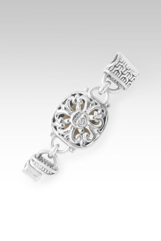 Linked in Faith Interchangeable Bracelet Component II™ in Olive Quartz - Bracelet Component - only found at SARDA™