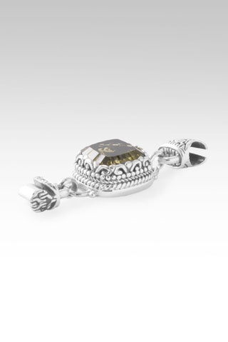Linked in Faith Interchangeable Bracelet Component II™ in Olive Quartz - Bracelet Component - only found at SARDA™