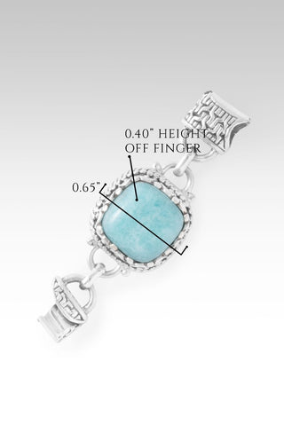 Linked in Faith Interchangeable Bracelet Component™ in Amazonite - Bracelet Component - only found at SARDA™