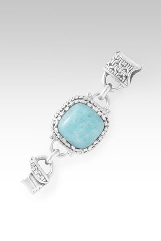 Linked in Faith Interchangeable Bracelet Component™ in Amazonite - Bracelet Component - only found at SARDA™