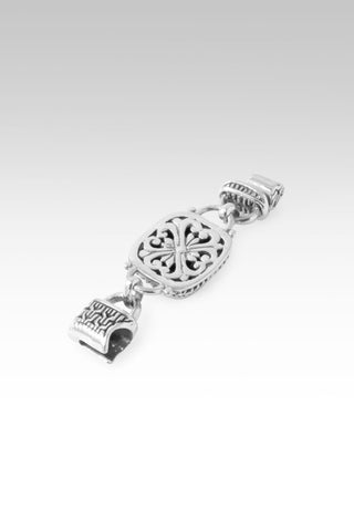 Linked in Faith Interchangeable Bracelet Component™ in Black Spinel - Bracelet Component - only found at SARDA™