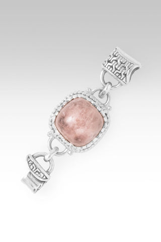 Linked in Faith Interchangeable Bracelet Component™ in Cor-De-Rosa Morganite - Bracelet Component - only found at SARDA™