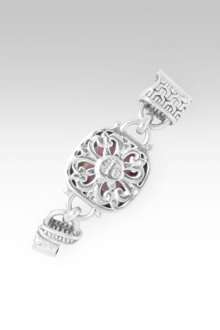 Linked in Faith Interchangeable Bracelet Component™ in Extreme Pink™ Mystic Quartz - Bracelet Component - only found at SARDA™