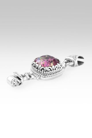Linked in Faith Interchangeable Bracelet Component™ in Extreme Pink™ Mystic Quartz - Bracelet Component - only found at SARDA™