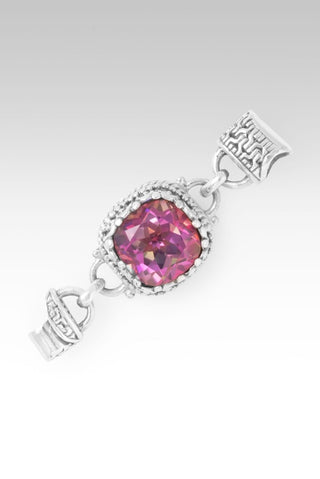 Linked in Faith Interchangeable Bracelet Component™ in Extreme Pink™ Mystic Quartz - Bracelet Component - only found at SARDA™