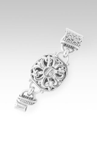 Linked in Faith Interchangeable Bracelet Component™ in Galaxy Abalone Mosaic - Bracelet Component - only found at SARDA™