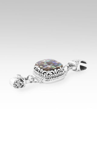 Linked in Faith Interchangeable Bracelet Component™ in Galaxy Abalone Mosaic - Bracelet Component - only found at SARDA™