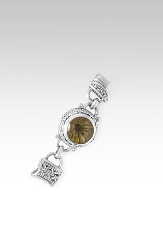 Linked in Faith Interchangeable Bracelet Component™ in Olive Quartz - Bracelet Component - only found at SARDA™