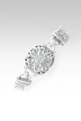 Linked in Faith Interchangeable Bracelet Component™ in Paraiba Chalcedony - Bracelet Component - only found at SARDA™