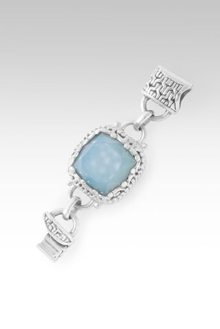 Linked in Faith Interchangeable Bracelet Component™ in Paraiba Chalcedony - Bracelet Component - only found at SARDA™