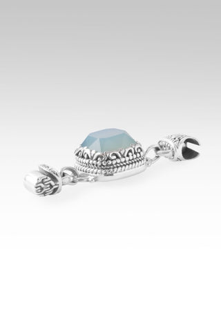 Linked in Faith Interchangeable Bracelet Component™ in Paraiba Chalcedony - Bracelet Component - only found at SARDA™