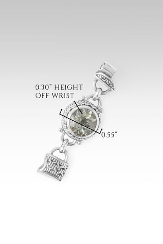 Linked in Faith Interchangeable Bracelet Component™ in Prasiolite - Bracelet Component - only found at SARDA™