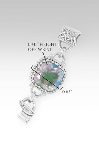 Linked in Faith Interchangeable Bracelet Component™ in Zero Saturn™ Mystic Quartz - Bracelet Component - only found at SARDA™