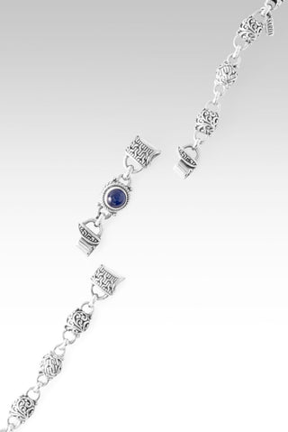 Linked in Faith Interchangeable Bracelet™ in Blue Sapphire - Multi Link - only found at SARDA™