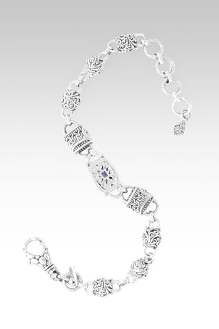 Linked in Faith Interchangeable Bracelet™ in Blue Violet Fluorite - Multi Link - only found at SARDA™