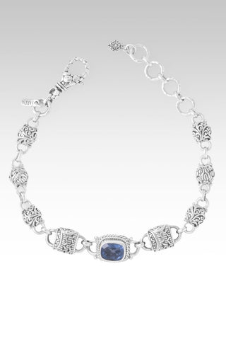 Linked in Faith Interchangeable Bracelet™ in Blue Violet Fluorite - Multi Link - only found at SARDA™