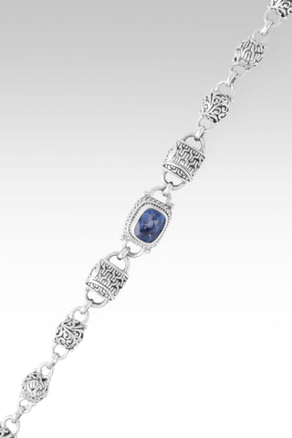 Linked in Faith Interchangeable Bracelet™ in Blue Violet Fluorite - Multi Link - only found at SARDA™