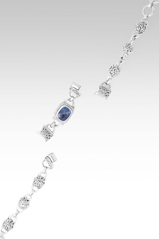 Linked in Faith Interchangeable Bracelet™ in Blue Violet Fluorite - Multi Link - only found at SARDA™