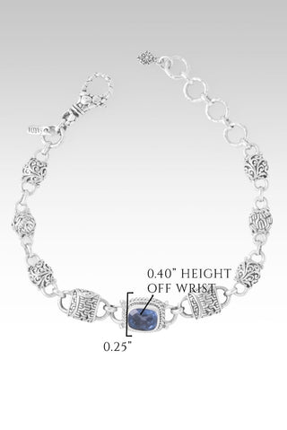 Linked in Faith Interchangeable Bracelet™ in Blue Violet Fluorite - Multi Link - only found at SARDA™