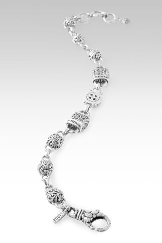 Linked in Faith Interchangeable Bracelet™ in Chrome Diopside - Multi Link - only found at SARDA™