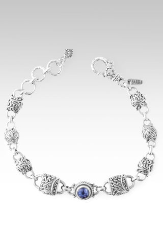 Linked in Faith Interchangeable Bracelet™ in Tanzanite - Multi Link - only found at SARDA™