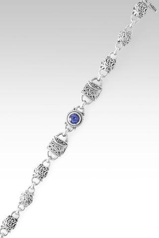 Linked in Faith Interchangeable Bracelet™ in Tanzanite - Multi Link - only found at SARDA™