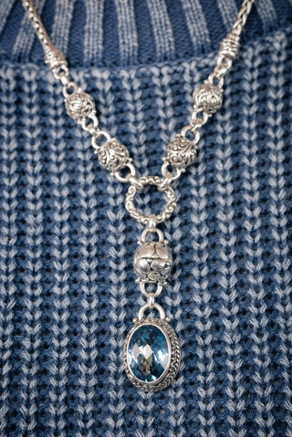 Linked in Faith Interchangeable Necklace Component™ in Peter Pan Green™ Mystic Quartz - Interchangeable - only found at SARDA™