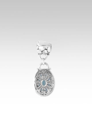 Linked in Faith Interchangeable Necklace Component™ in Swiss Blue Topaz - Interchangeable - only found at SARDA™