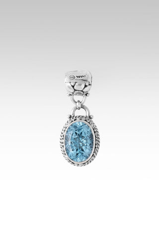 Linked in Faith Interchangeable Necklace Component™ in Swiss Blue Topaz - Interchangeable - only found at SARDA™