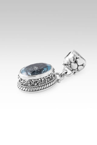 Linked in Faith Interchangeable Necklace Component™ in Swiss Blue Topaz - Interchangeable - only found at SARDA™