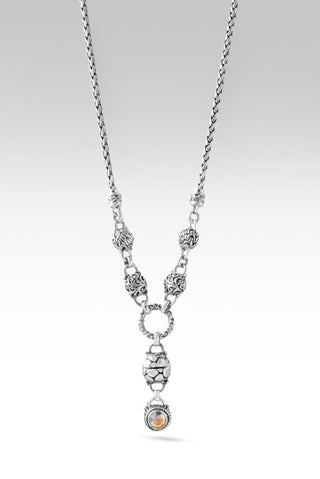Linked in Faith Interchangeable Necklace™ in Mercury Mist™ Mystic Topaz - Multi Link - only found at SARDA™