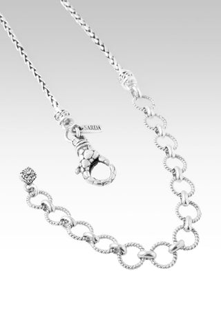 Linked in Faith Interchangeable Necklace™ in Mercury Mist™ Mystic Topaz - Multi Link - only found at SARDA™
