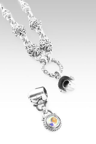 Linked in Faith Interchangeable Necklace™ in Mercury Mist™ Mystic Topaz - Multi Link - only found at SARDA™