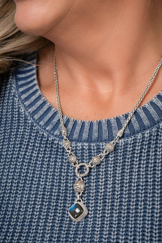 Linked in Faith Necklace Component™ in Labradorite - Component - only found at SARDA™
