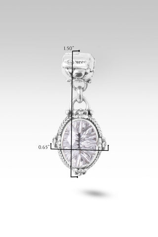 Linked in Faith Necklace Component™ in White Quartz - Component - only found at SARDA™