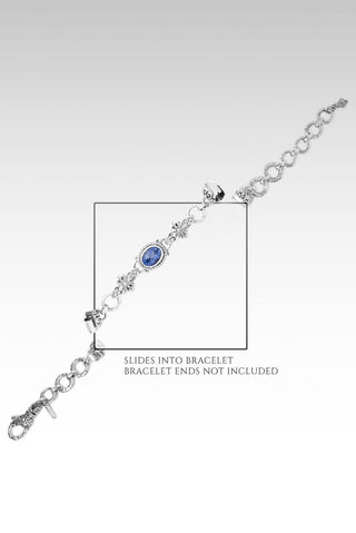 Linked in Love Interchangeable Bracelet Component II™ in Blue Violet Fluorite - Bracelet Component - only found at SARDA™