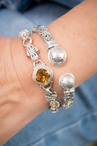 Linked in Love Interchangeable Bracelet Component™ in Citrine - Bracelet Component - only found at SARDA™