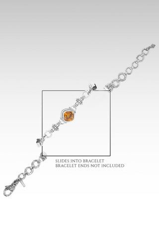 Linked in Love Interchangeable Bracelet Component™ in Citrine - Bracelet Component - only found at SARDA™