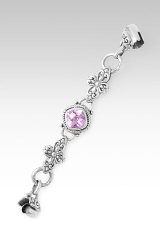 Linked in Love Interchangeable Bracelet Component™ in Light Pink Lab Created Sapphire - Bracelet Component - only found at SARDA™