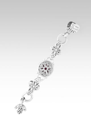 Linked in Love Interchangeable Bracelet Component™ in Red Ruby - Bracelet Component - only found at SARDA™