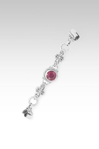 Linked in Love Interchangeable Bracelet Component™ in Red Ruby - Bracelet Component - only found at SARDA™